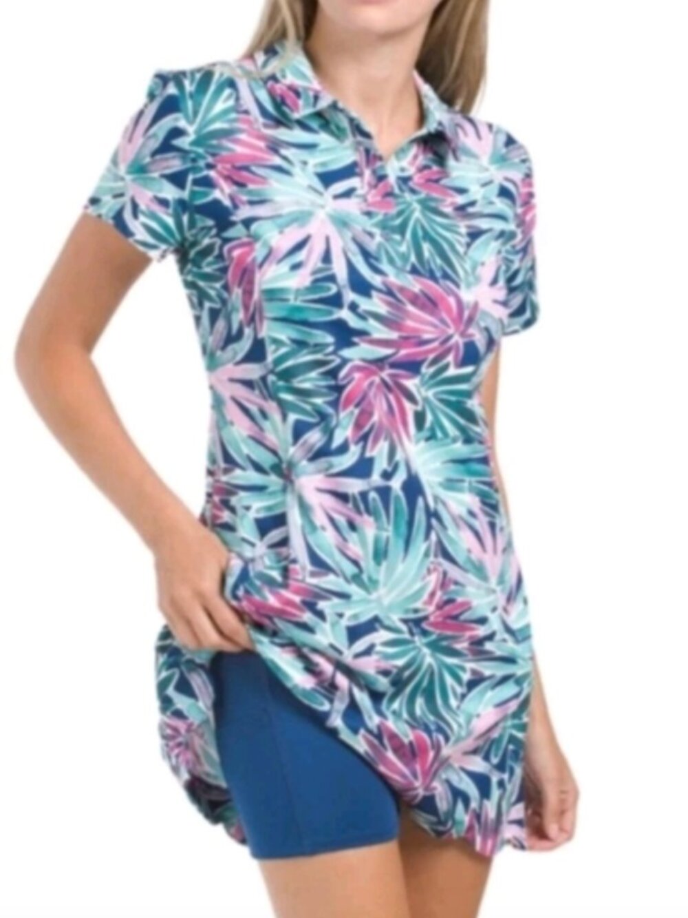 Sigrid Olsen Floral Print Golf/ Tennis Dress w/shorts - XL - Picture 3 of 15